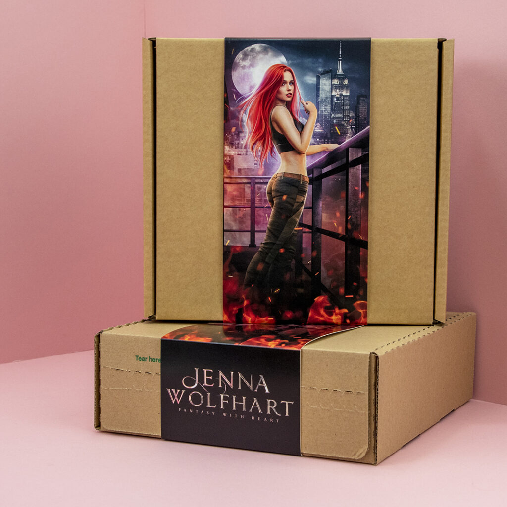Jenna Wolfhart Digitally Printed Sleeve & Postal Box 3