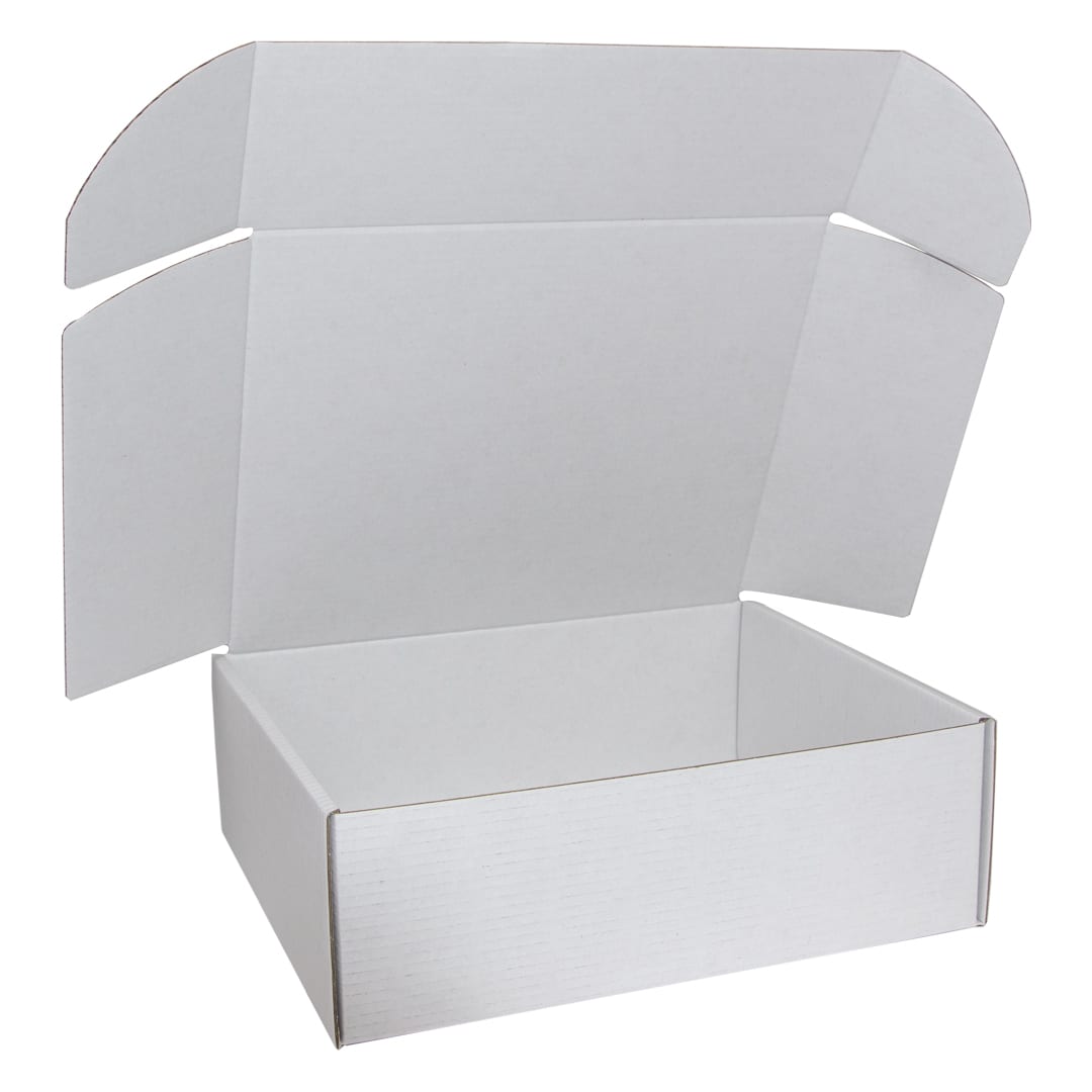 Buy 300x250x100mm White Postal & Mailing Box | Packaging Supplies