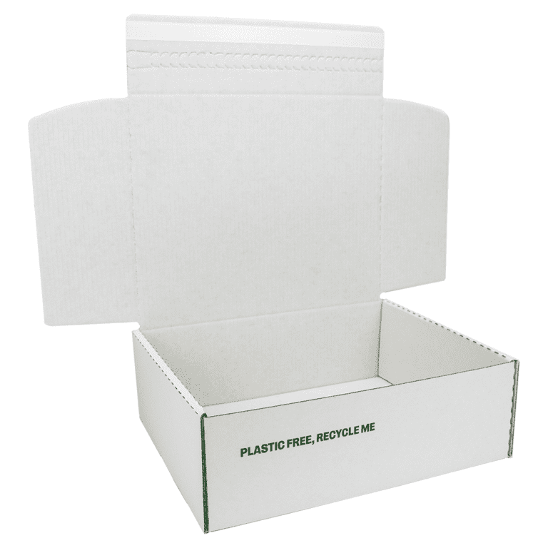 MBT4 White Postal Mailing Box Self Seal Tape 300x250x100 2