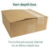 SW7 224x224x160mm Single Wall Cardboard Shipping Box 5
