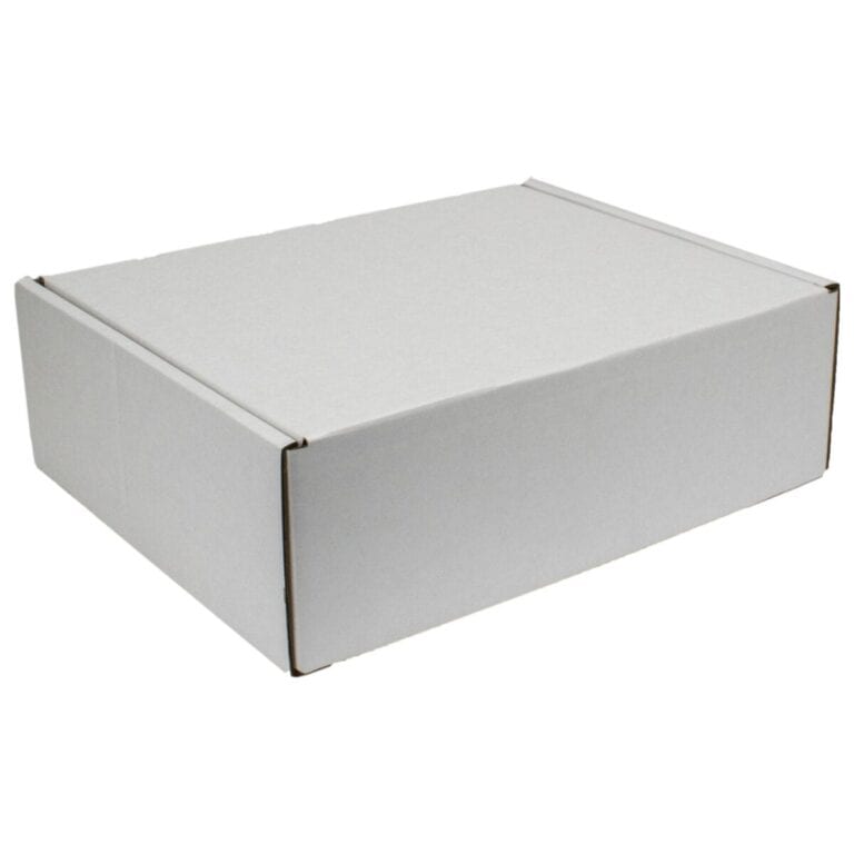300x250x100mm White Postal Boxes Wholesale UK Packaging Supplies
