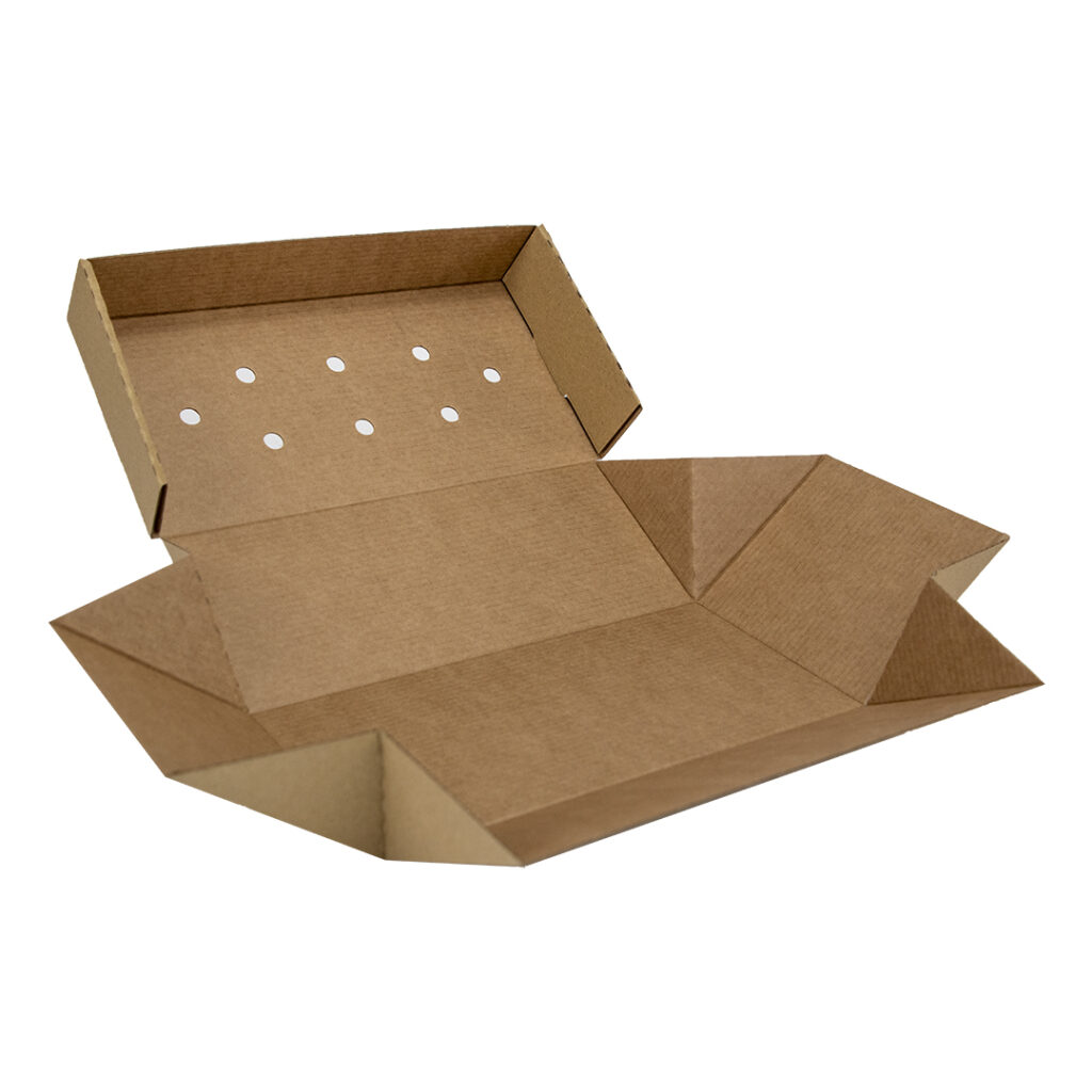 Corrugated Foldable Box Open2 MEALB1