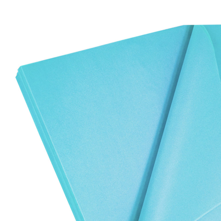 Acid Free Machine Glaze Coloured Tissue Paper TP AQUA BLUE copy