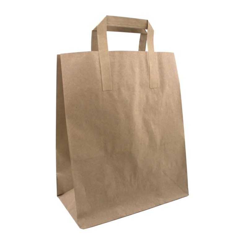 Extra Large 12x16 Kraft SOS Paper Bag Compostable SOSB4 copy