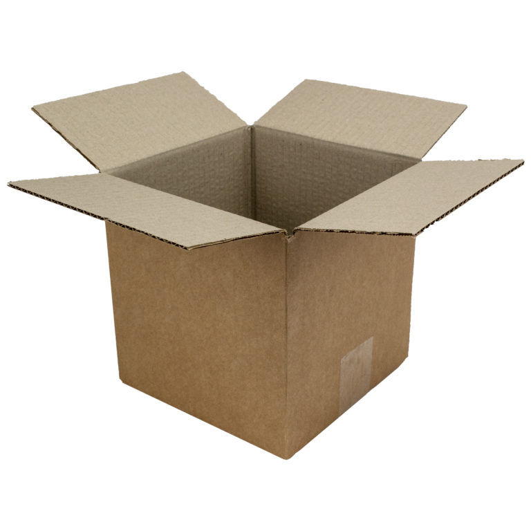 SW2 178x178x178mm Single Wall Cardboard Shipping Box 1