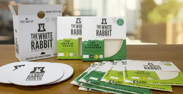 Custom Packaging for White Rabbit Pizza 