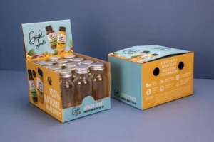 Colourful Shelf-Ready Packaging for Beverages